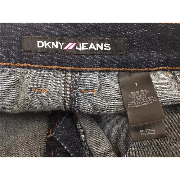 DKNY JEANS Womens Juniors Denim A-Line Skirt - Picture 5 of 5